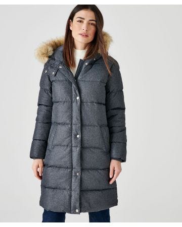 Parka matelassée texturée