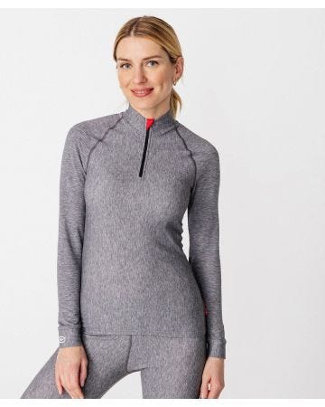 T-shirt col zippé Comfort Thermolactyl 5 femme