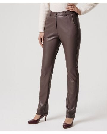 Pantalon enduit