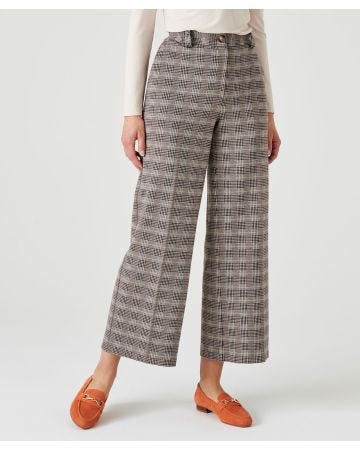 Pantalon 7/8ème large en maille