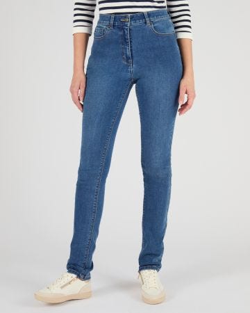 Jean slim taille haute Perfect Fit by Damart