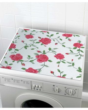 Tapis de protection motif floral