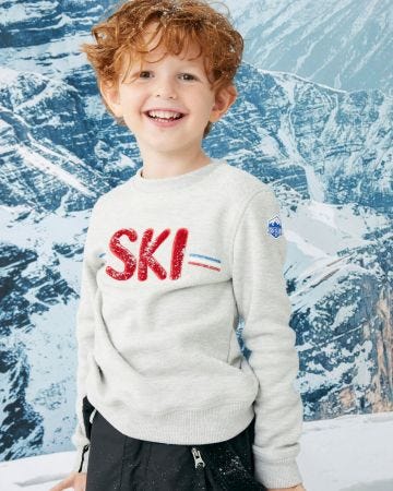 Sweat SKI enfant, mixte