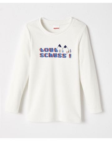 Tee-shirt mixte col rond Tout schuss