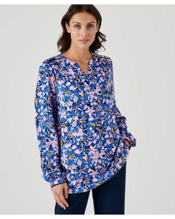 Blouse imprimée pure viscose