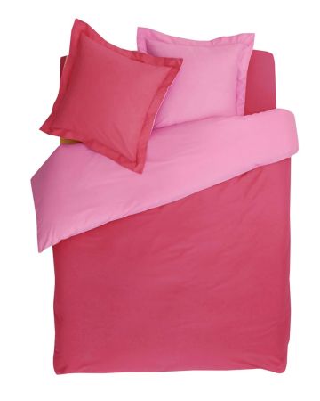 Housse de couette Eclair zippée polyester coton