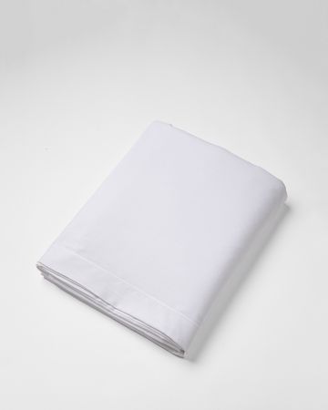 Drap plat pur coton.