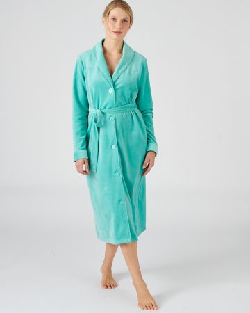 Robe de chambre maille velours