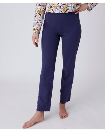 Pantalon de pyjama maille jersey coton peigné