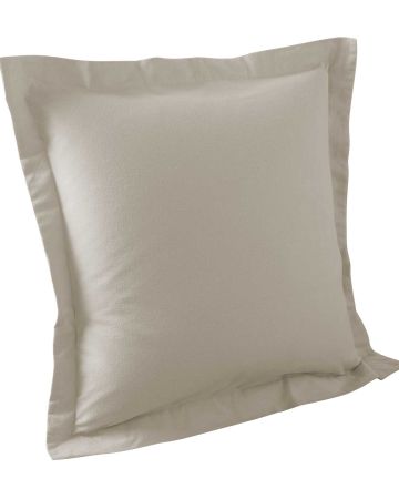 Taie d'oreiller flanelle unie