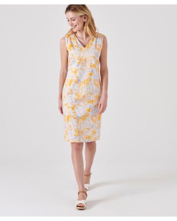 Robe sans manches imprimée