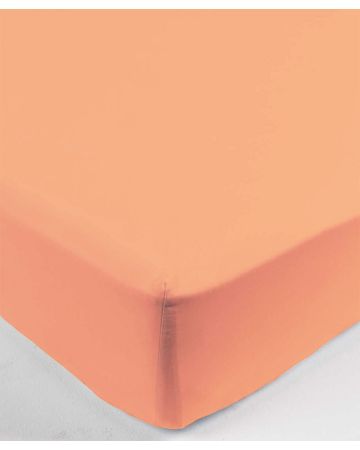 Drap-housse percale de coton peigné