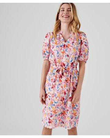 Robe fleurie toucher frais