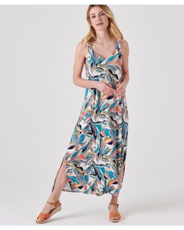 Robe longue sans manches