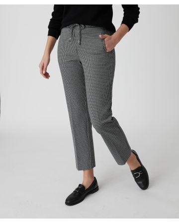 Pantalon 7/8ème maille jacquard