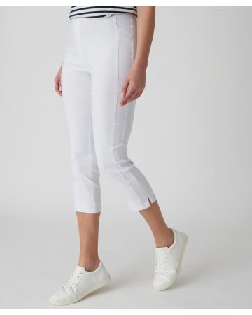 Pantacourt toile stretch