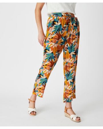 Pantalon 7/8ème crépon