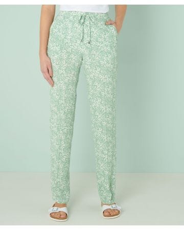 Pantalon imprimé pure viscose