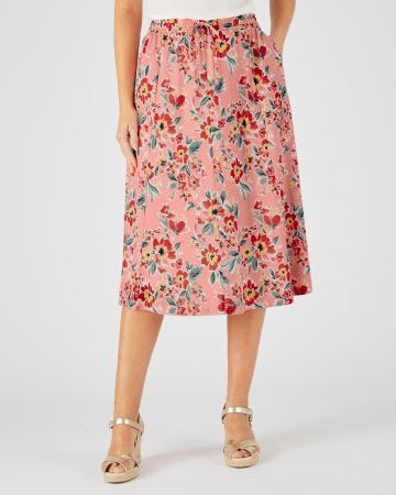 Jupe maille crêpe stretch