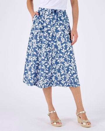 Jupe maille crêpe stretch