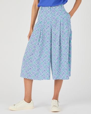 Jupe-culotte fibres pure viscose Lenzing(TM) EcoVero(TM) Climatyl