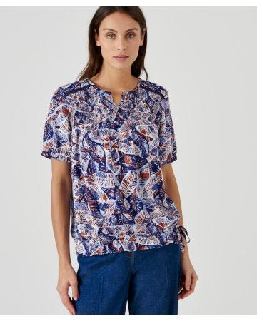 Blouse imprimée blousante