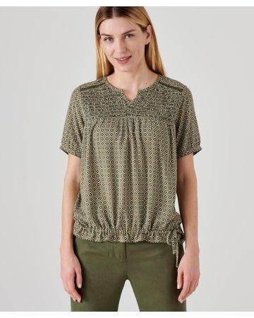 Blouse imprimée blousante