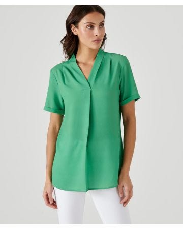 Blouse crêpe reliéfé