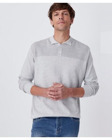 Pull col polo fantaisie