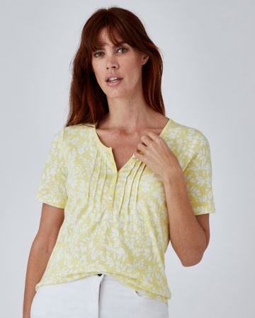 T-shirt fine côte pur coton