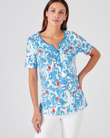 T-shirt fine côte pur coton