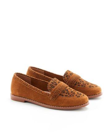 Mocassins imprimé animal