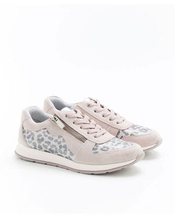 Baskets à lacets très légères, imprimé animalier