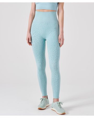 Pantalon legging 7/8 maille texturée