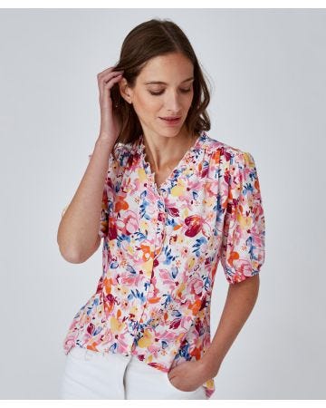 Chemisier jacquard reliéfé