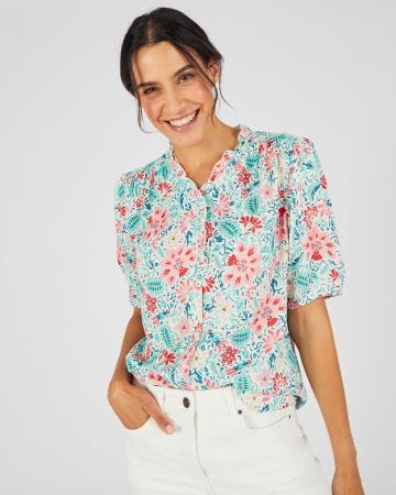 Chemisier jacquard reliéfé Climatyl