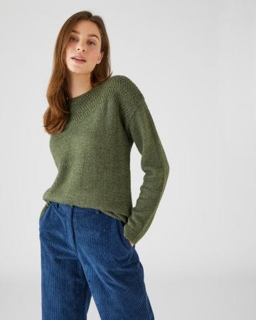 Pull chaud motif chevrons Thermolactyl