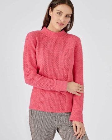 Pull jeu de côtes fantaisie