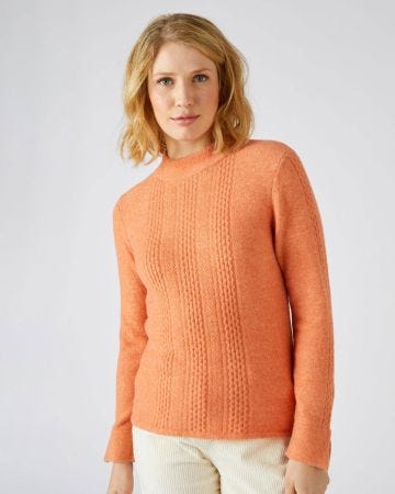 Pull jeu de côtes fantaisie