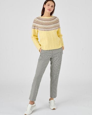 Pull jacquard esprit norvégien