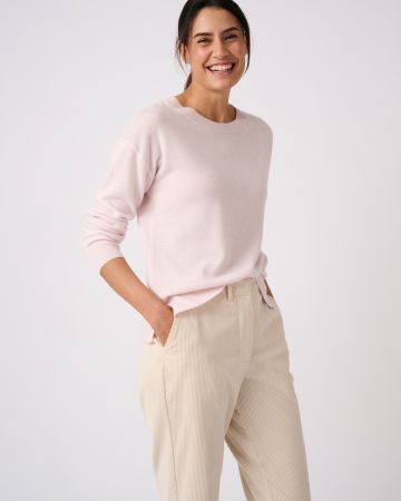 Pull col rond pur cachemire