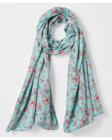 Foulard à fleurs