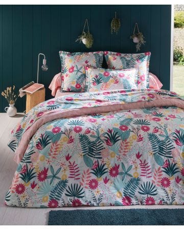 Housse de couette imprimé exotique