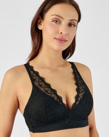 Soutien-gorge dentelle sans armatures forme foulard LYDIE de Damart