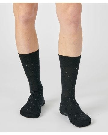 Lot de 2 paires de chaussettes fantaisie laine Mérinos