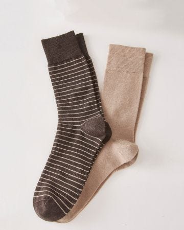 Lot de 2 paires de chaussettes Thermolactyl et soie