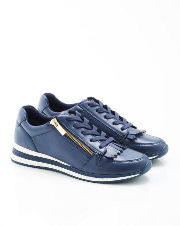Tennis zippées, patte frangée