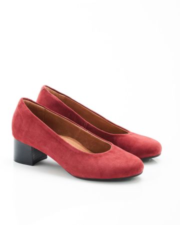 Escarpins aspect lisse ou aspect nubuck