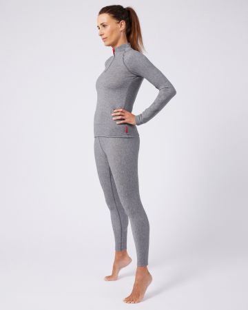 T-shirt col zippé Comfort Thermolactyl 4 femme