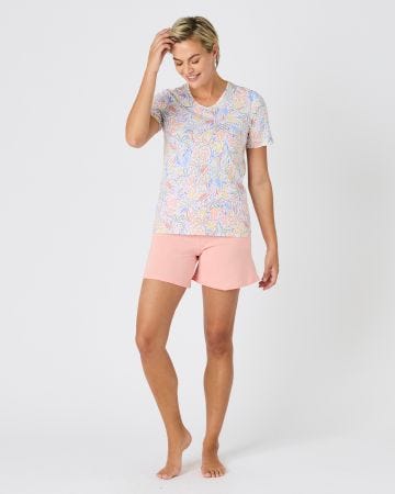 Pyjashort pur coton peigné